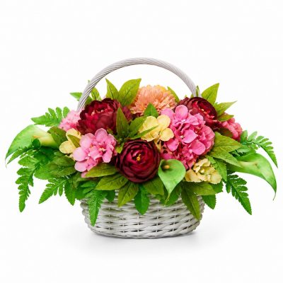 Корзина с цветами «Ночные огни»