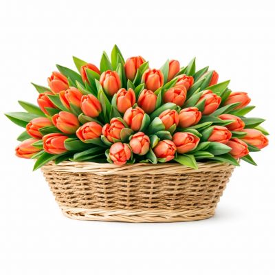 Корзина с цветами «Светлая мелодия»